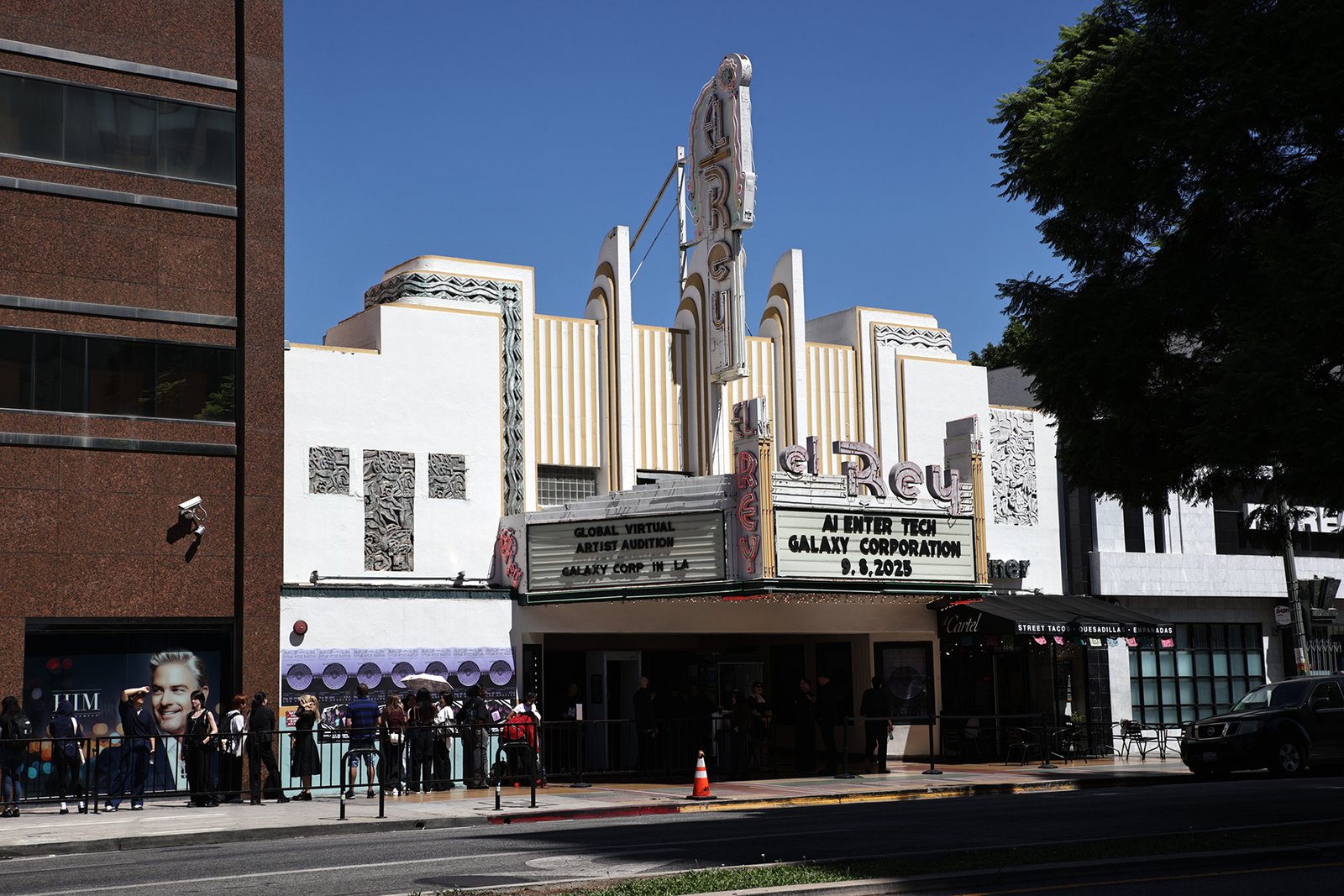 Galaxy Corporation virtual idol auditions at the El Rey Theatre in Los Angeles on Sept. 8, 2025
