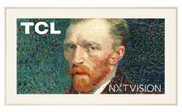 TCL NXTVISION TV with Vincent VanGogh painting as screensaver