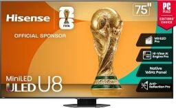 Hisense 75-inch U8 Mini LED QLED 4K TV