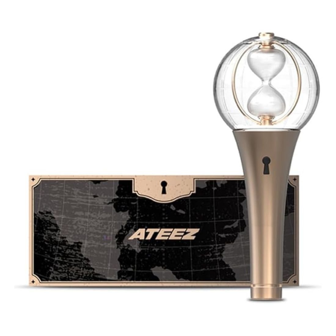 gold ateez light stick
