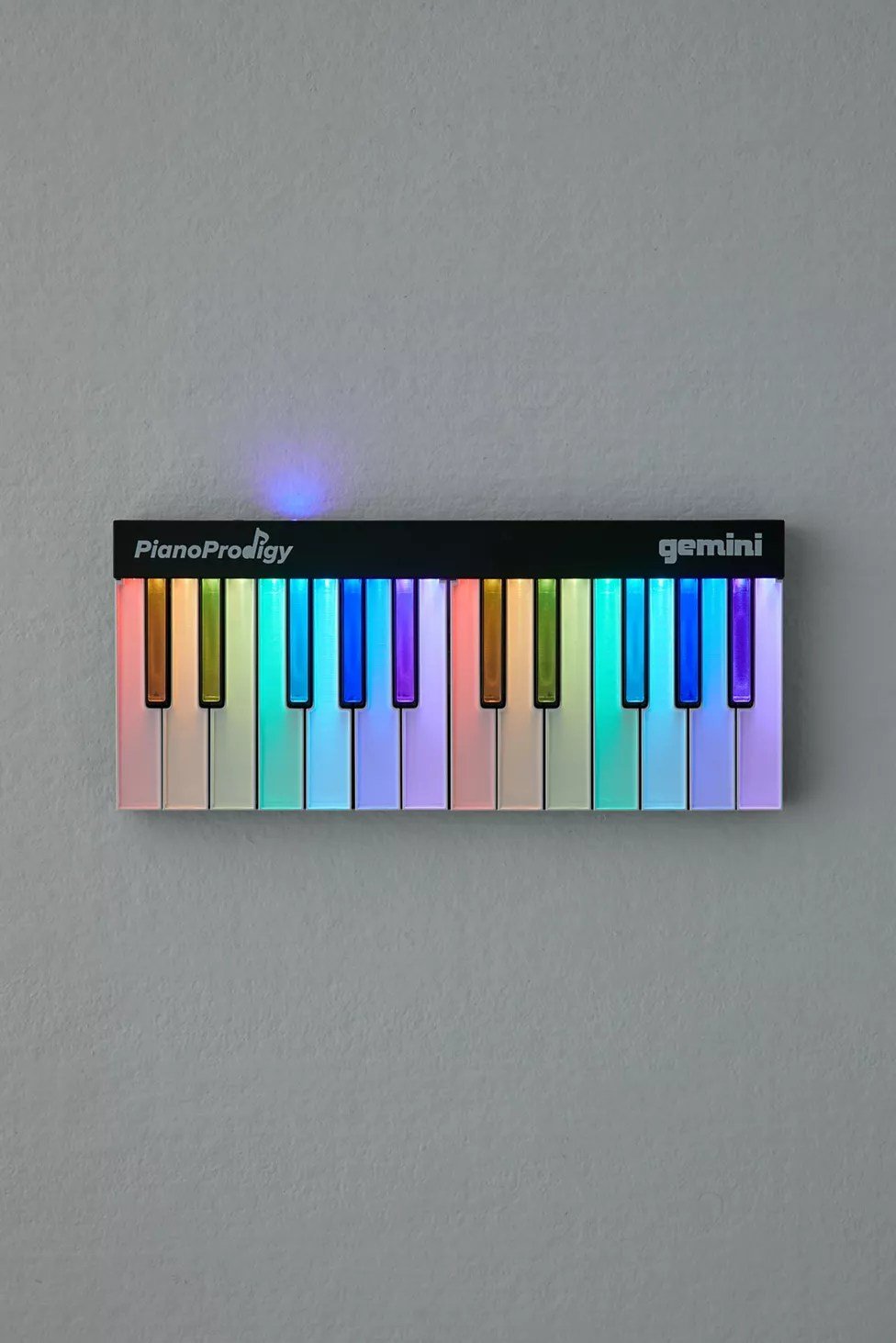 mini keyboard with colorful light up display