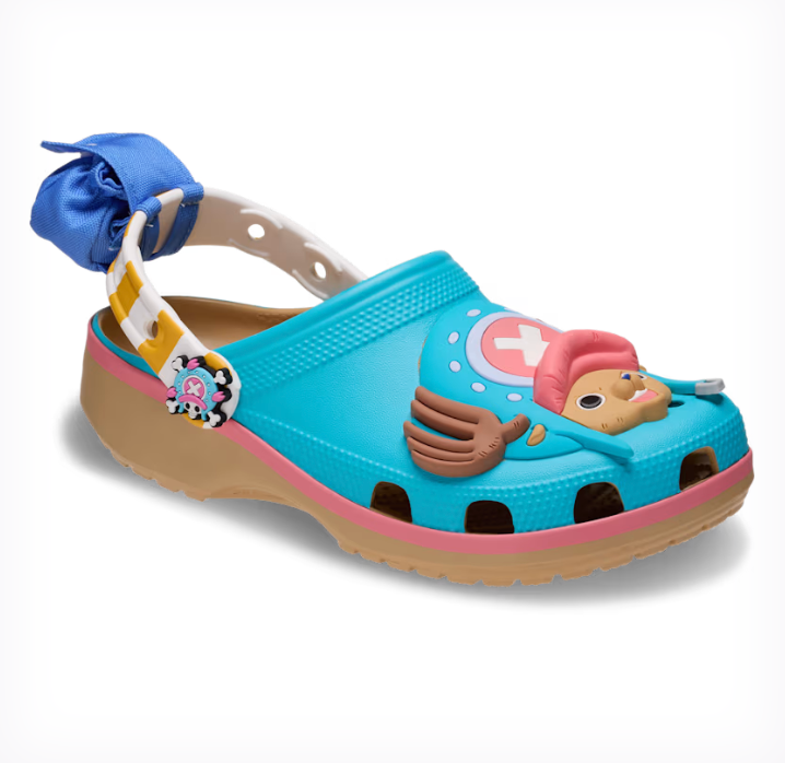 Where to buy Crocs' 'One Piece' collection online.