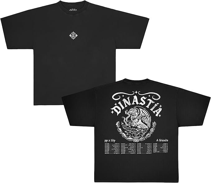 Where to buy Peso Pluma's official Dinast&iacute;a 2026 tour merch online.