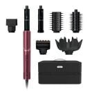 Shark FlexStyle Air Styling & Drying System, Powerful Hair Dryer Brush & Multi-Styler with Auto-Wrap Curlers, Diffuser, Paddle Brush, Round Brush, Concentrator Attachment, Black Cherry, HD457CR