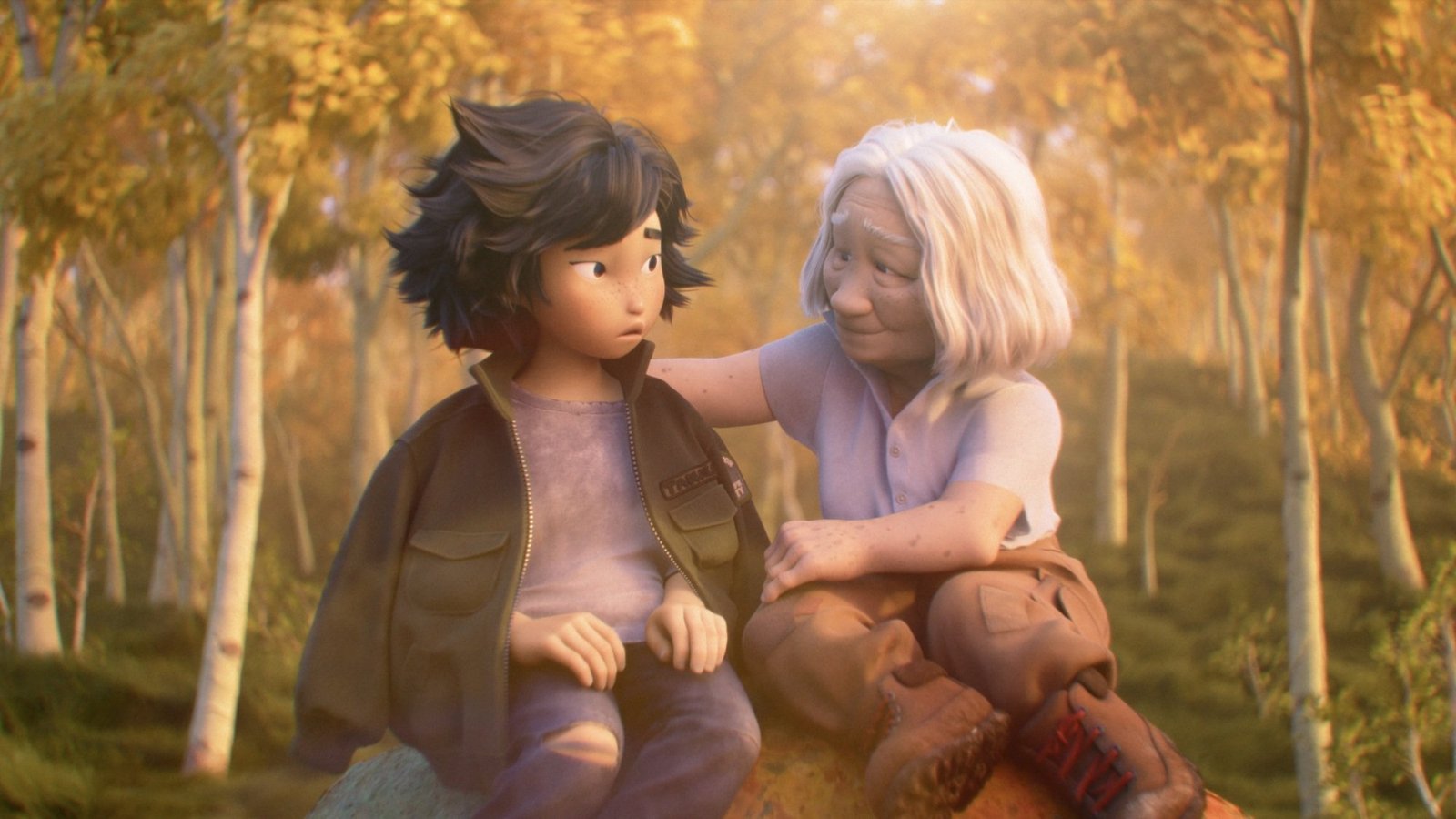 Mabel and her grandmother in "Hoppers."