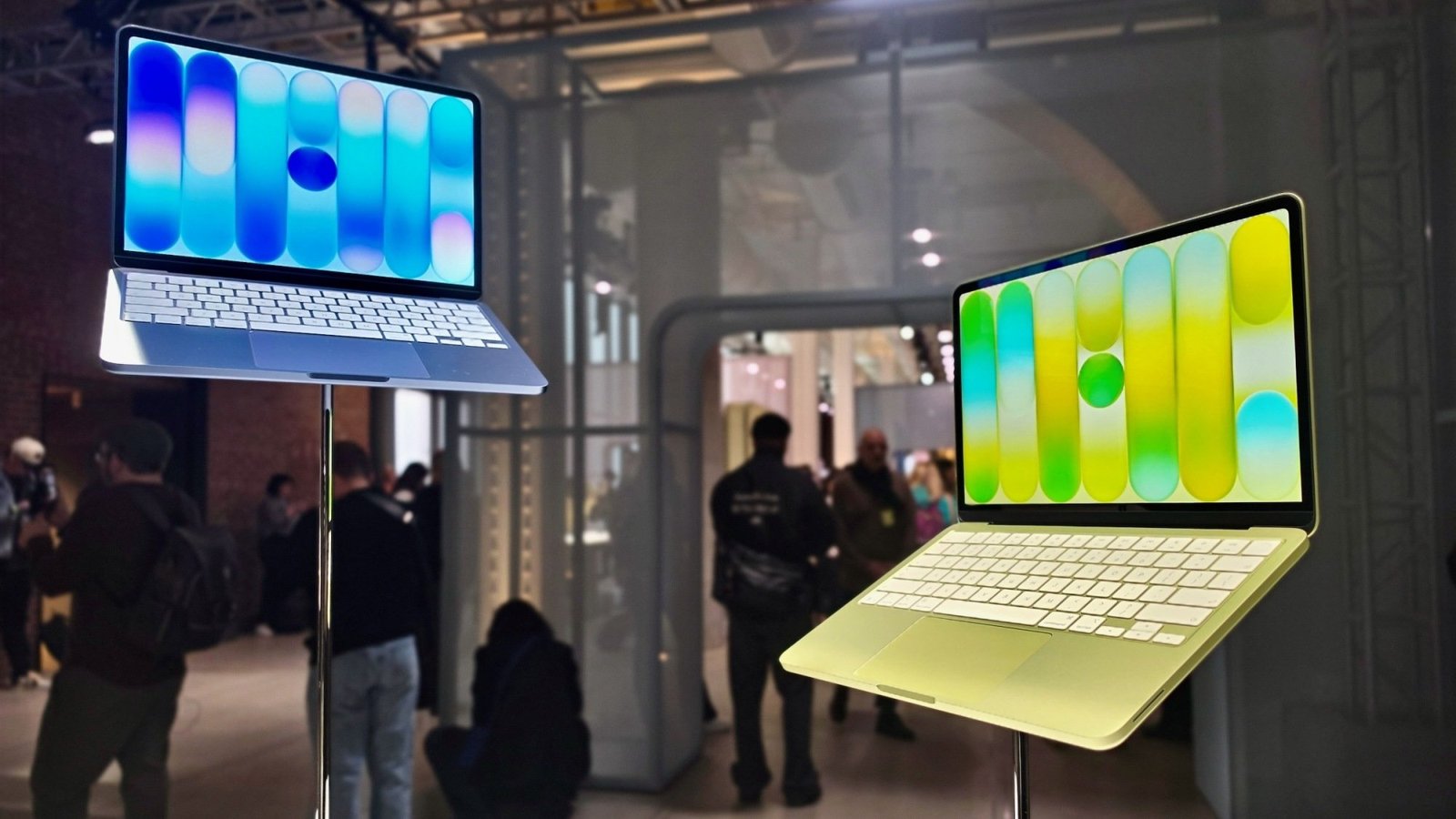 MacBook Neo indigo and citrus colors