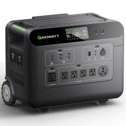 A Growatt Helios portable power station