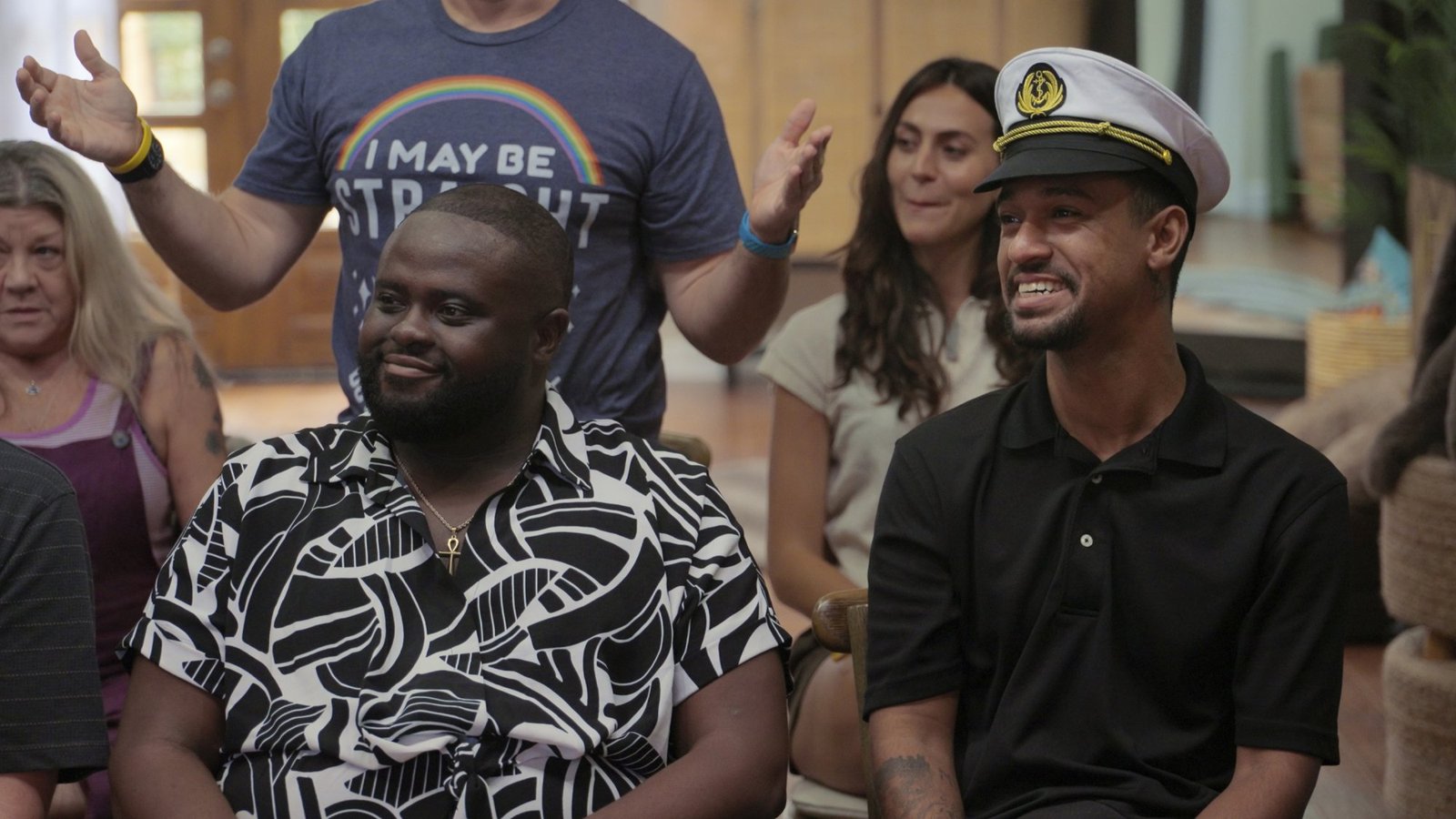 Marc-Sully Saint-Fleur and Anthony Norman in "Jury Duty Presents: Company Retreat."